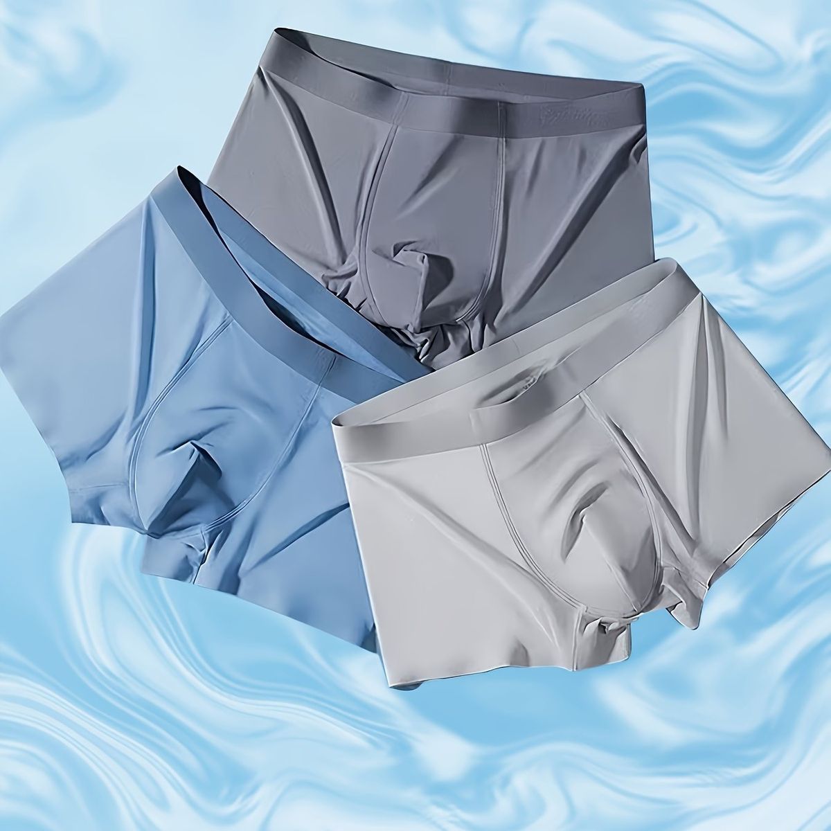 Arctic Ice-Silk Boxer Brief 1 Set Bundle (3 Pcs)